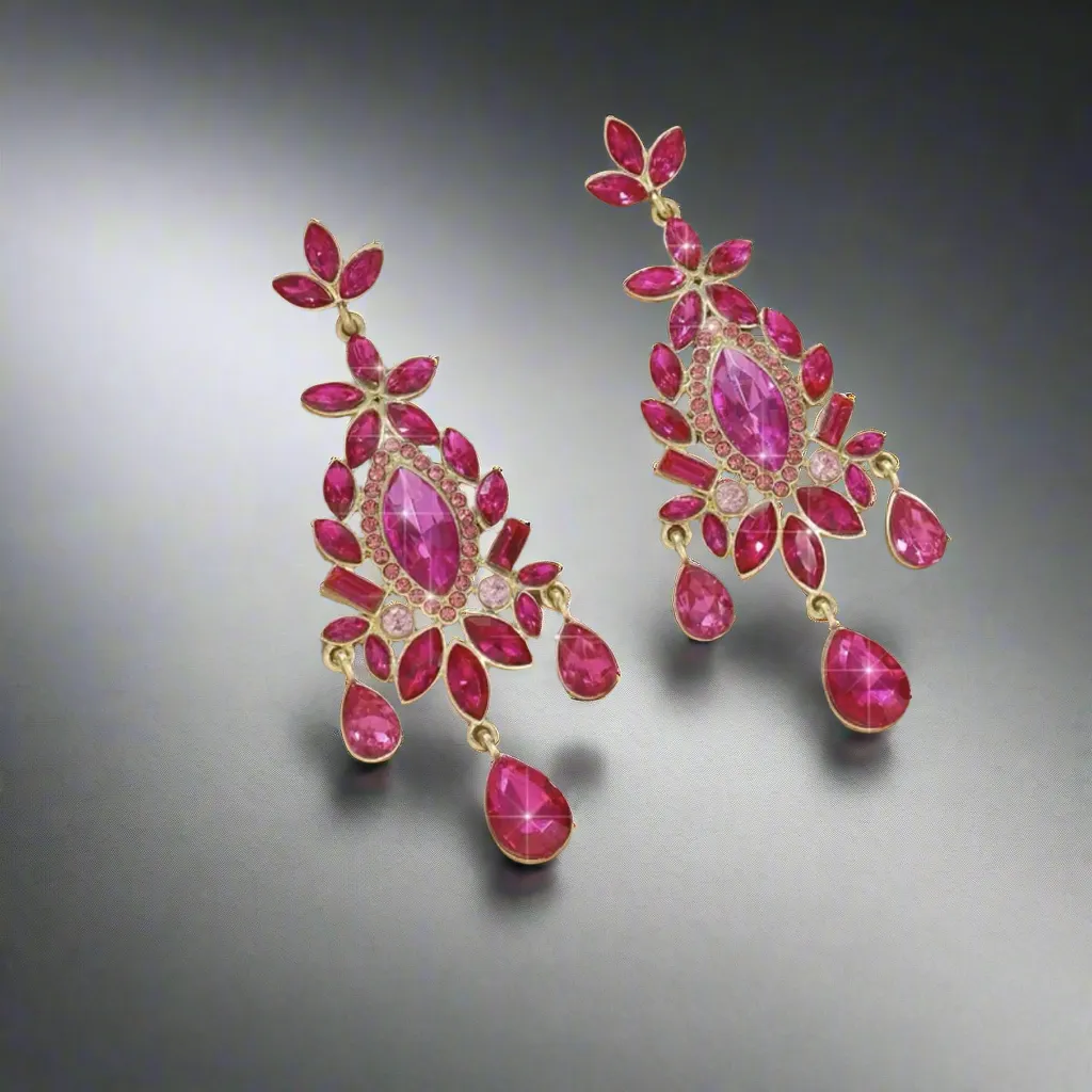 Geometric Chandelier Earrings