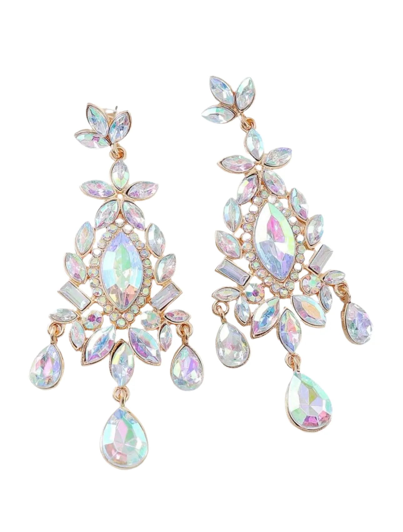 Geometric Chandelier Earrings