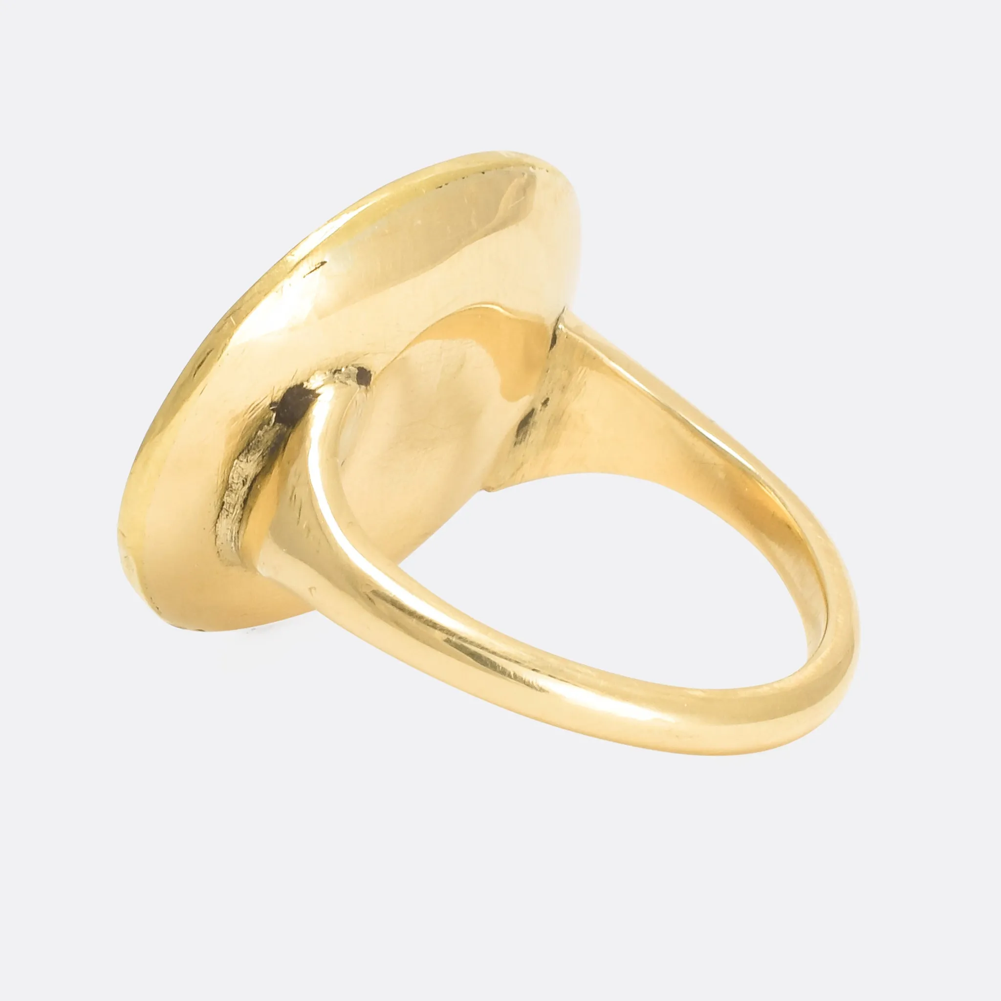 Georgian "Cherubs At Play" Shell Cameo Ring