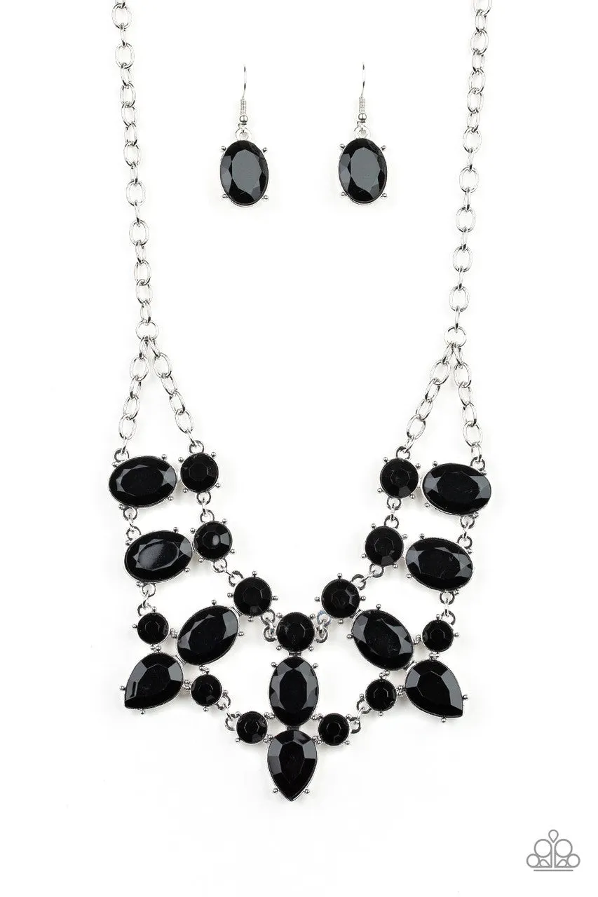 Goddess Glow Black Paparazzi Necklace