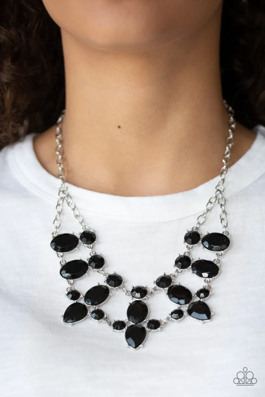 Goddess Glow Black Paparazzi Necklace