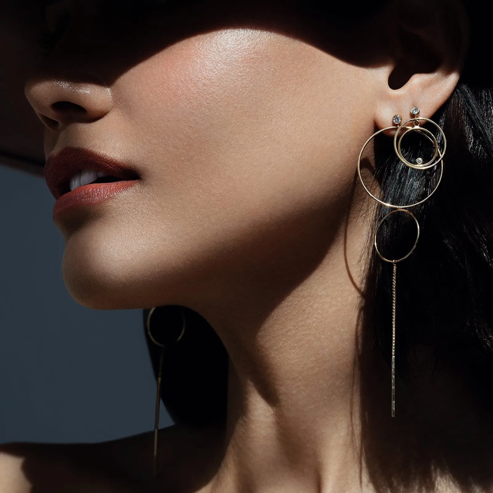 Gold Filled Hoop Circle Earrings