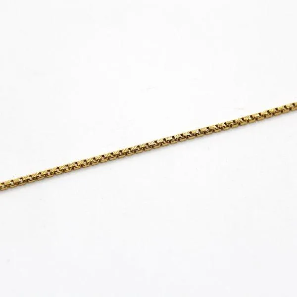Gorgeous 18 KT Yellow Gold Box Chain