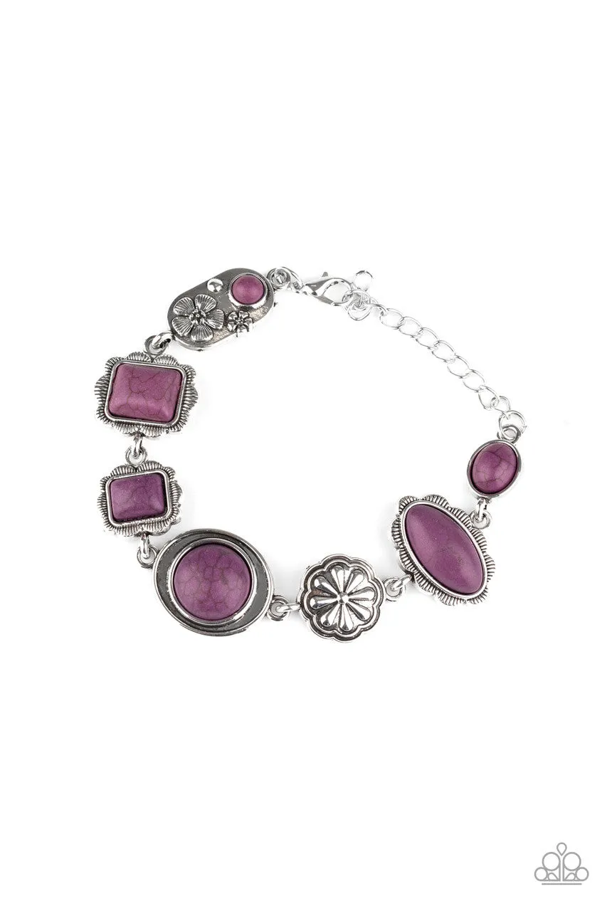 Gorgeously Groundskeeper Purple Paparazzi Bracelet