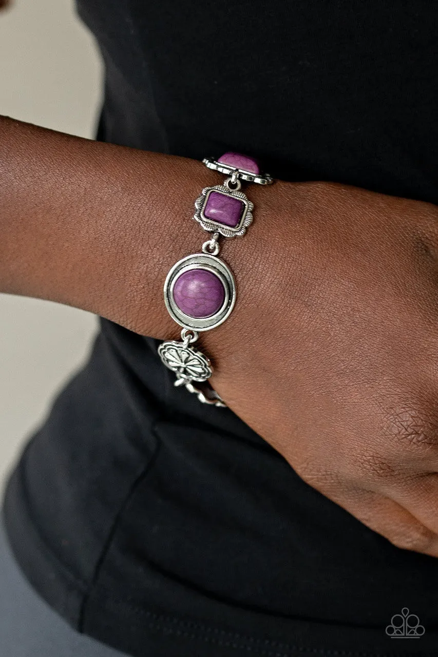 Gorgeously Groundskeeper Purple Paparazzi Bracelet