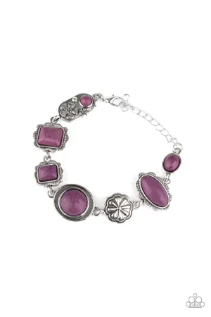 Gorgeously Groundskeeper Purple Paparazzi Bracelet