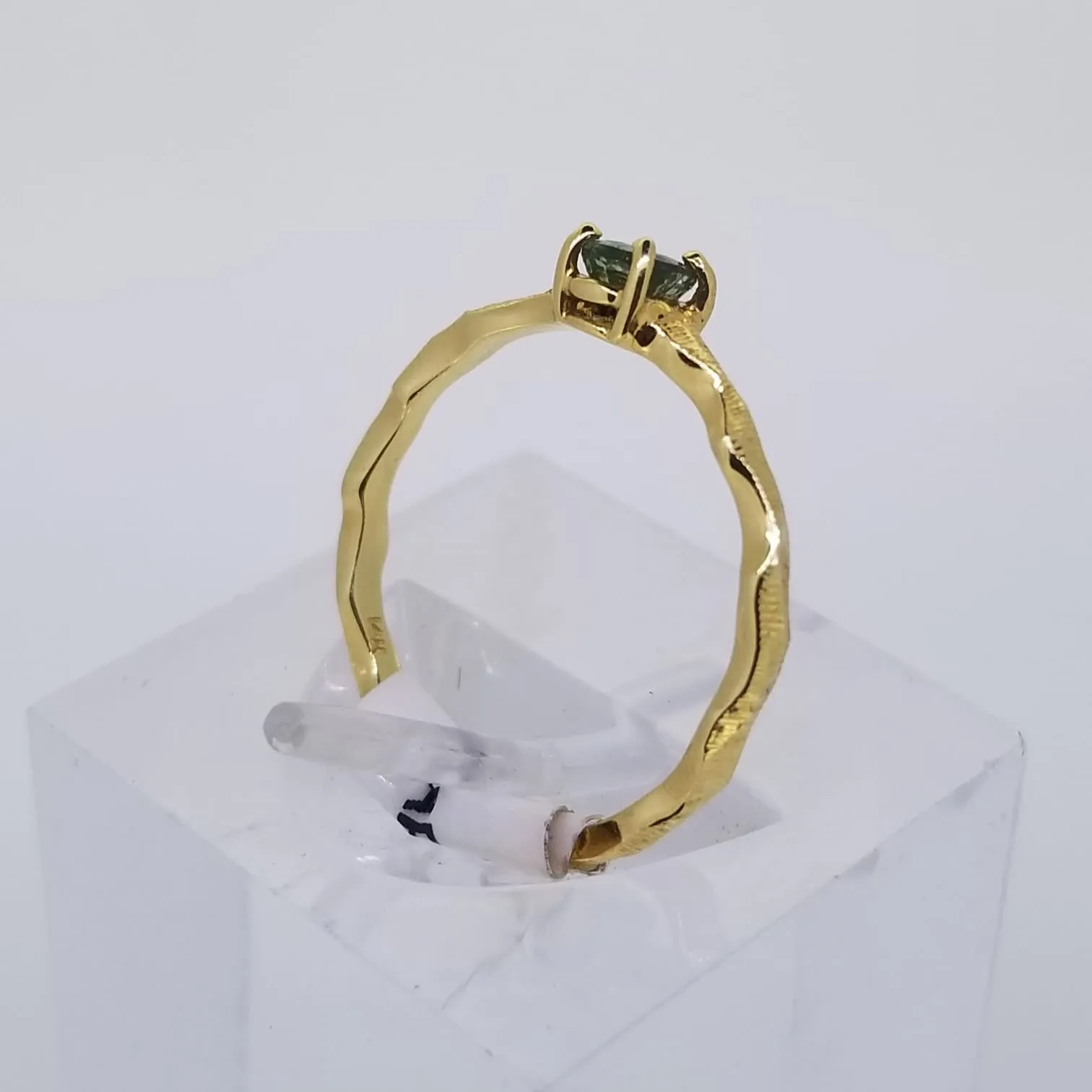 Green Sapphire Ring