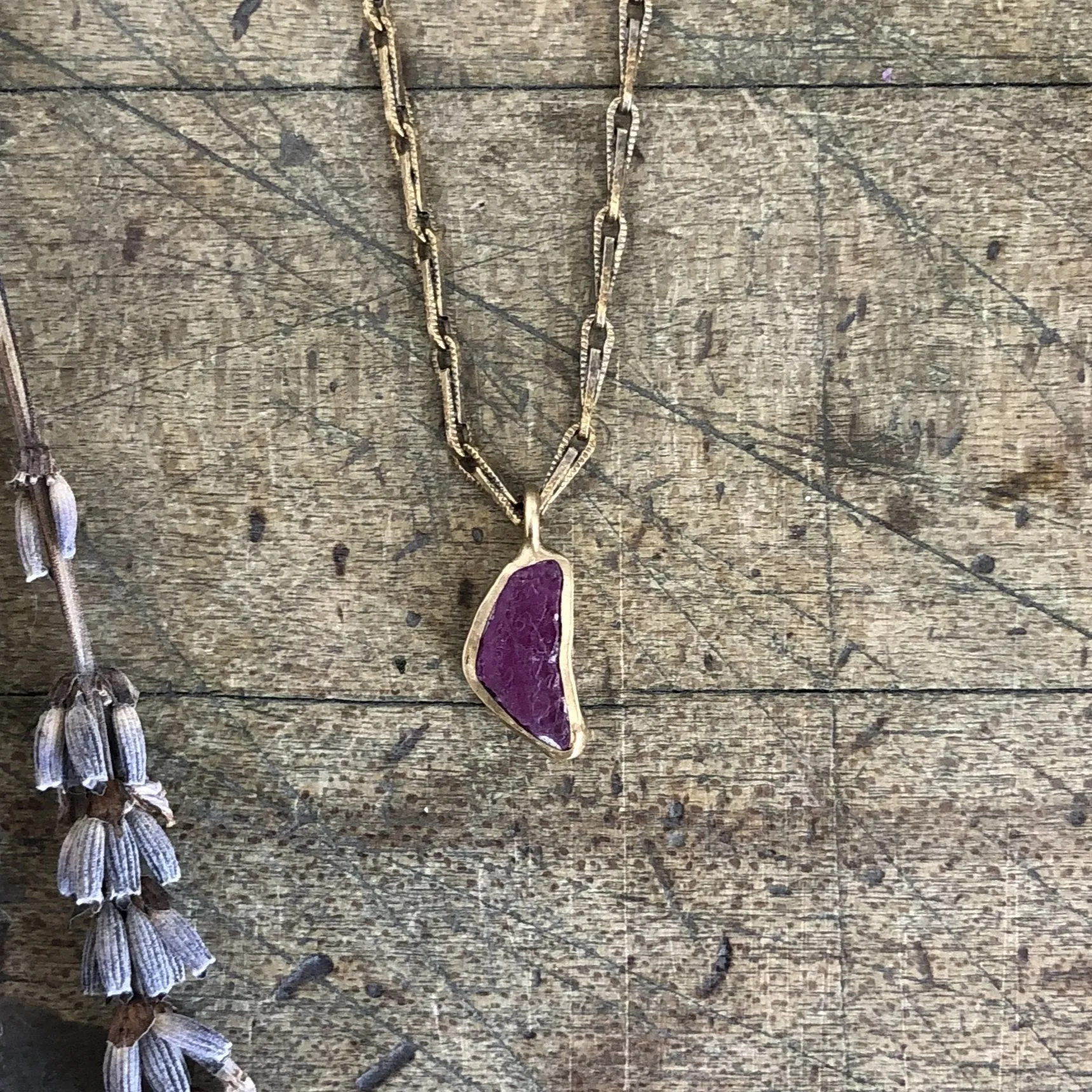 Guardian Pendant - Ruby
