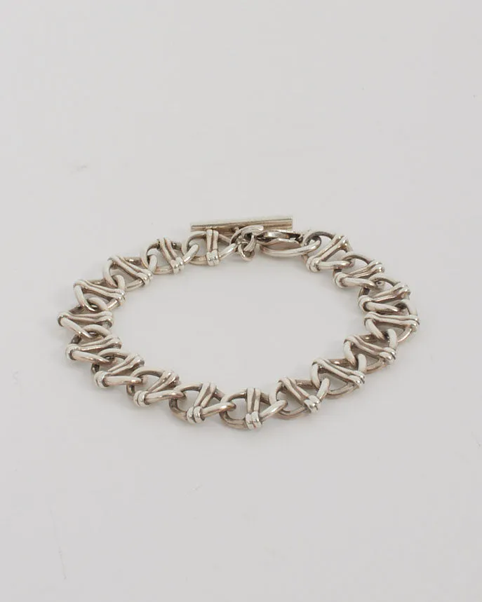 Gucci Silver Horsebit Chain Link Bracelet