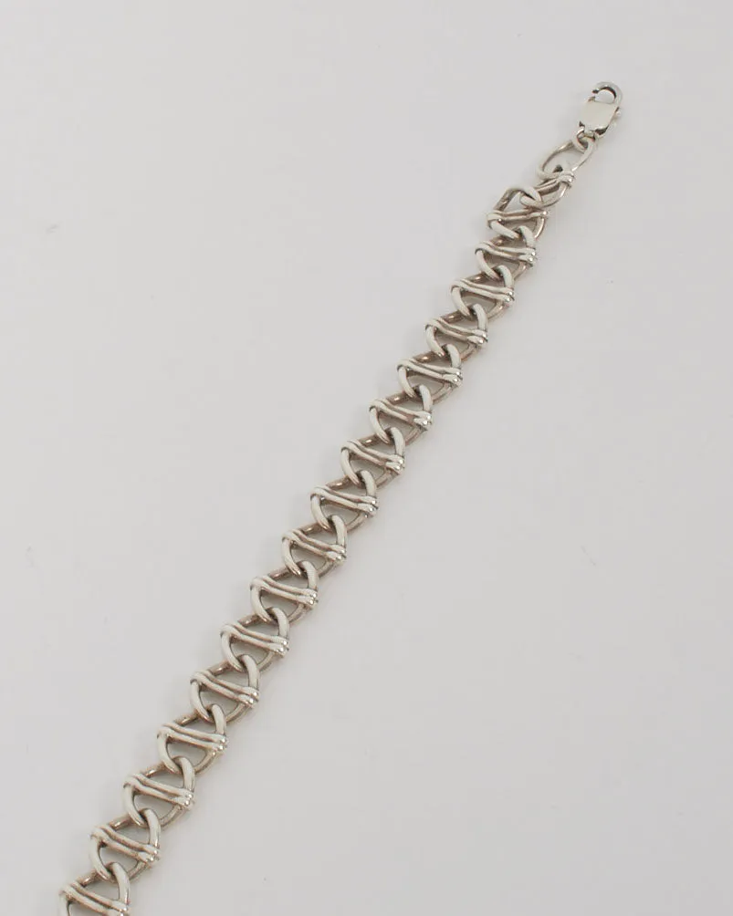 Gucci Silver Horsebit Chain Link Bracelet