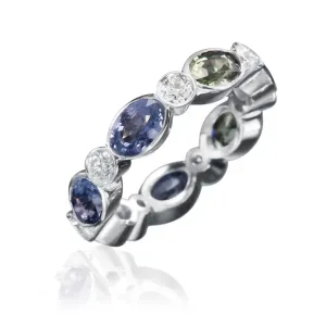 Gumuchian Marbella Blue-Green Sapphire Ring
