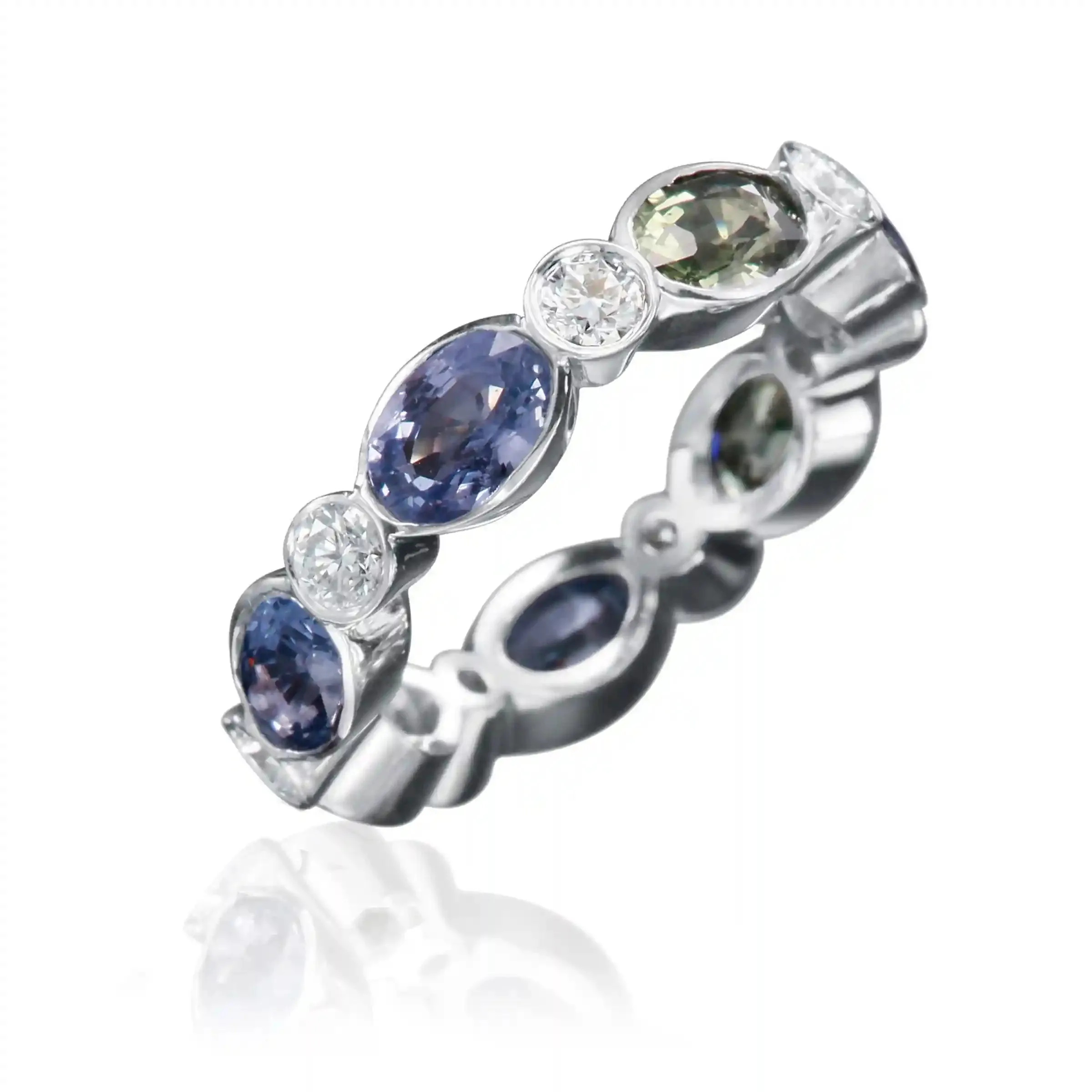 Gumuchian Marbella Blue-Green Sapphire Ring