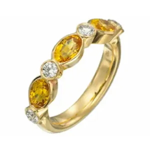 Gumuchian Marbella Yellow Sapphire & Diamond Ring
