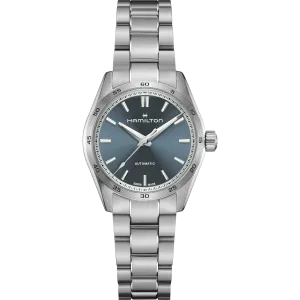 Hamilton Jazzmaster Performer Auto Blue on Bracelet 34mm