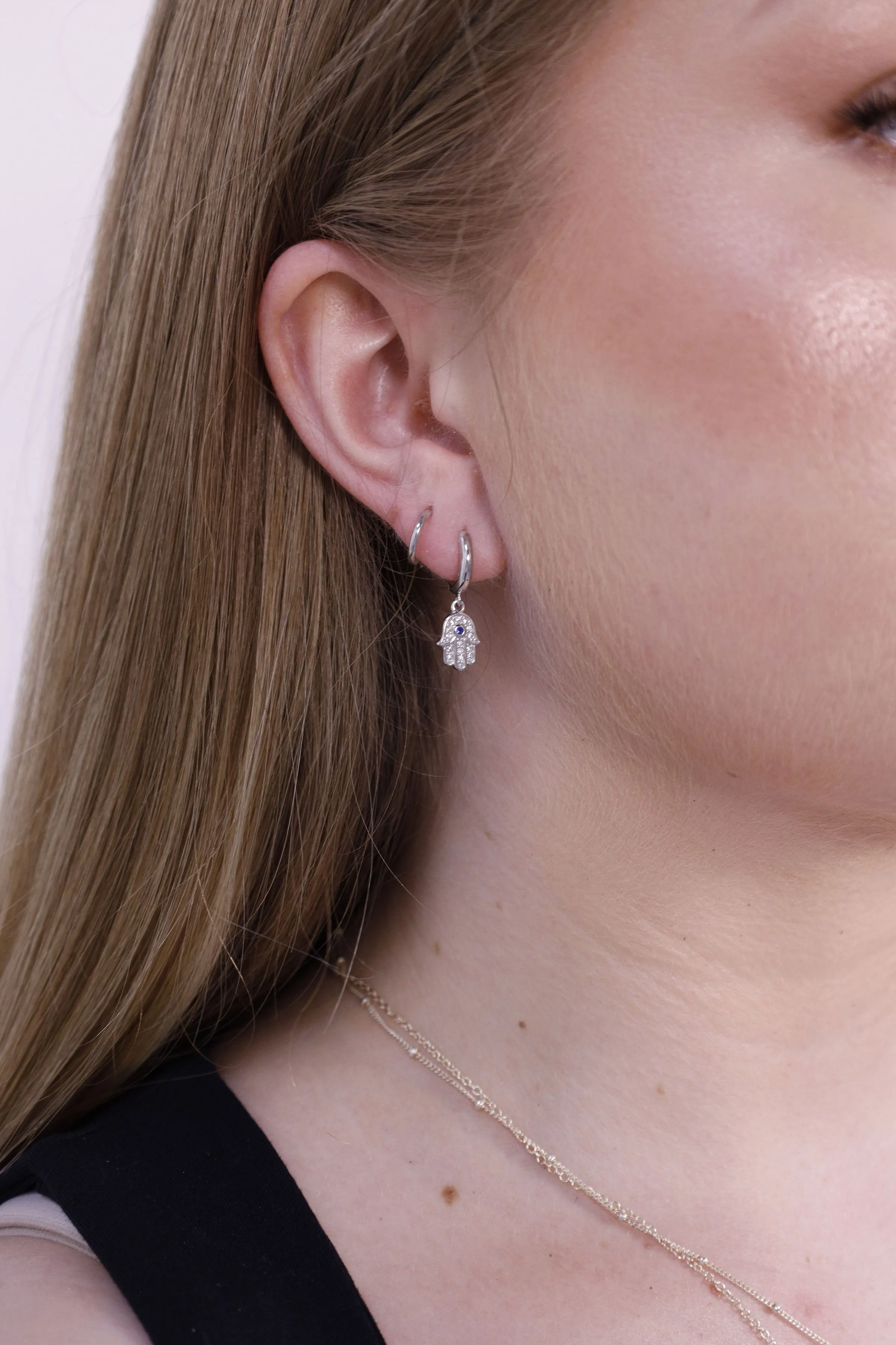 Hamsa Guardian Hoops
