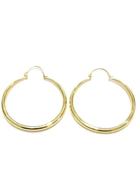 Handmade Gold Egyptian Style Hoop Earrings - Daily Wear and Gifting Purposes