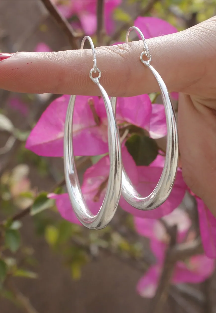 Handmade Gold Egyptian Style Hoop Earrings - Daily Wear and Gifting Purposes