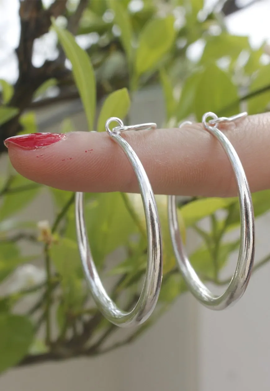 Handmade Gold Egyptian Style Hoop Earrings - Daily Wear and Gifting Purposes
