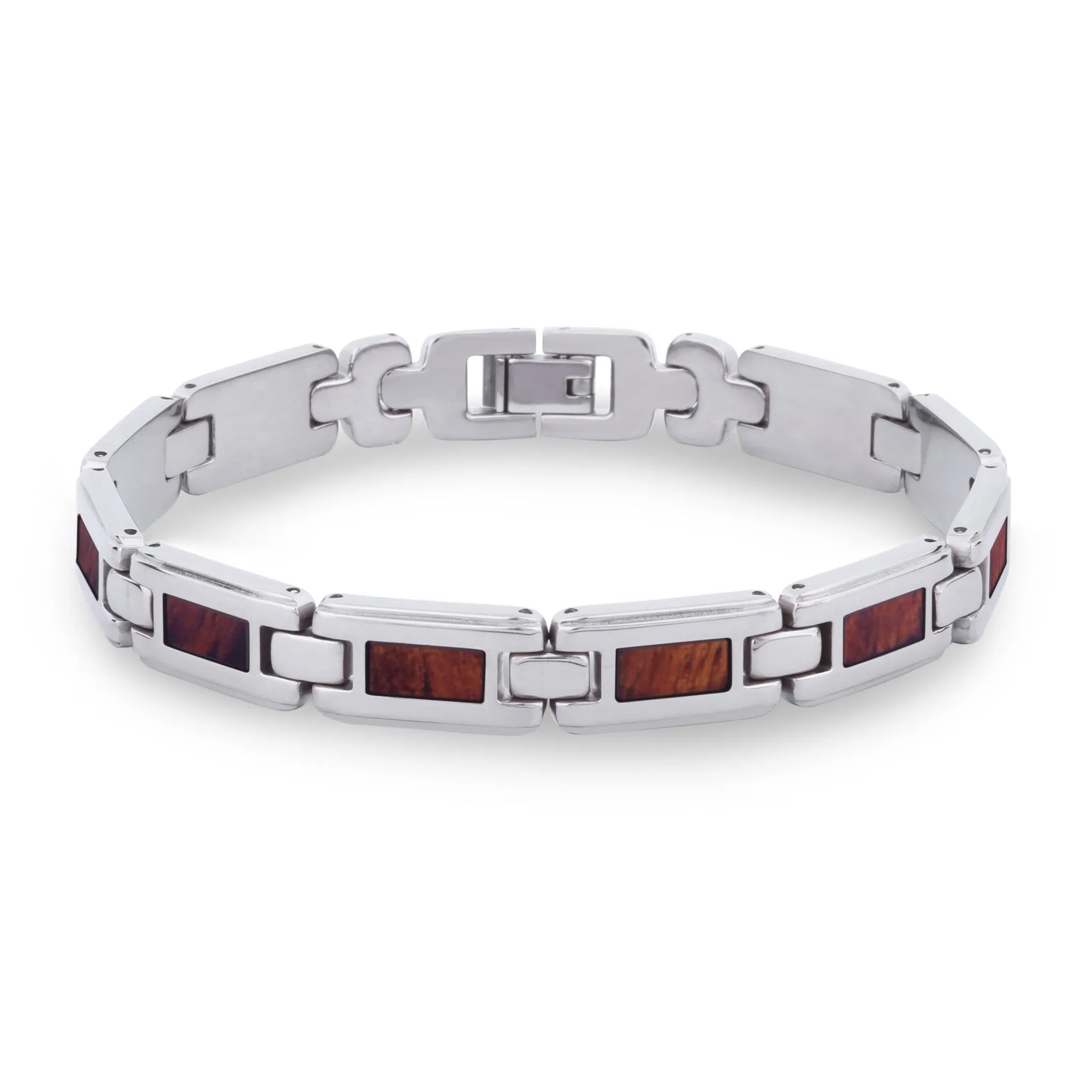 Hawaiian Koa Wood Ladies Link Bracelet