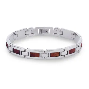 Hawaiian Koa Wood Ladies Link Bracelet