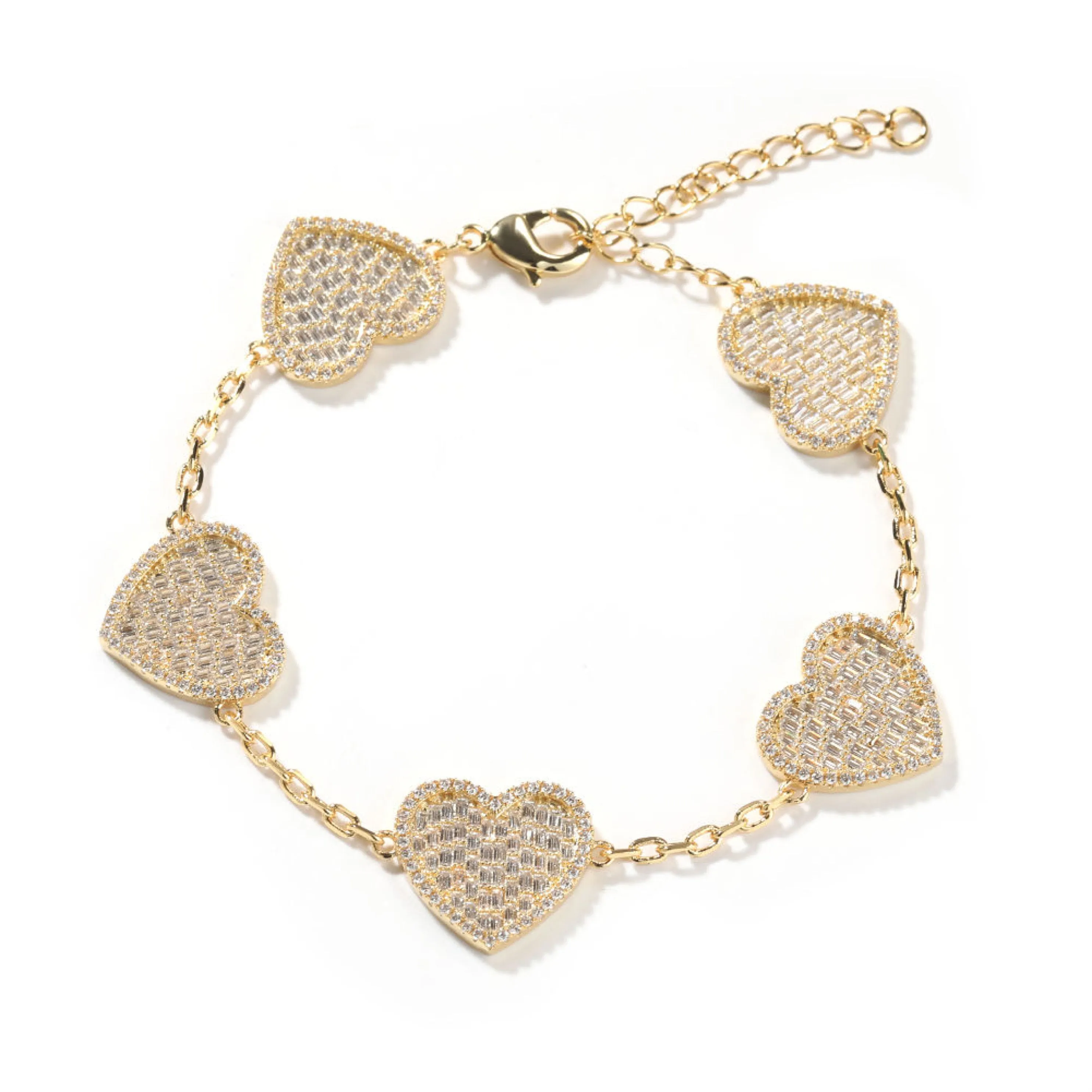 HEART LINK ADJUSTABLE BRACELET