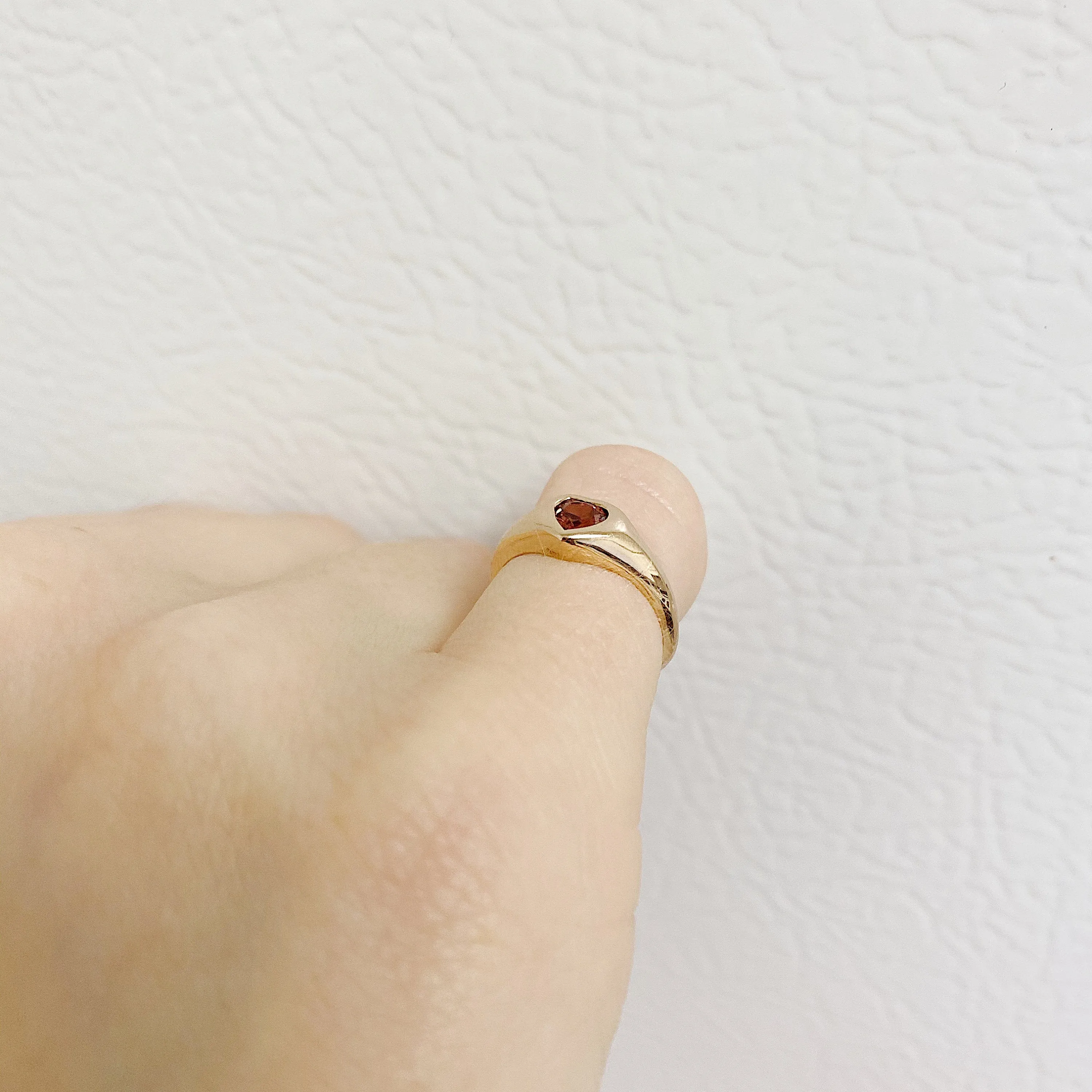 Heart Signet Pinky Ring