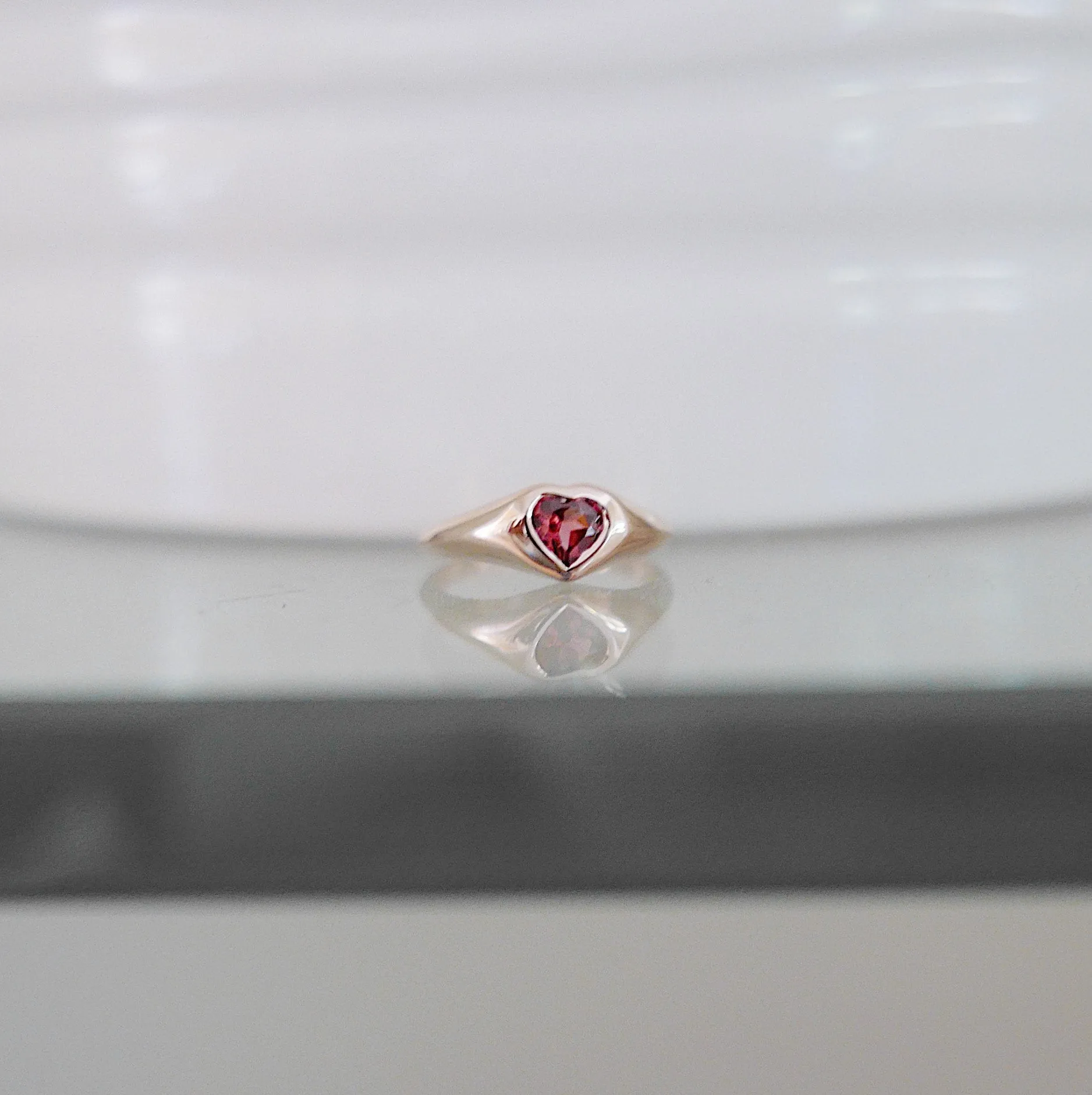Heart Signet Pinky Ring