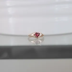 Heart Signet Pinky Ring