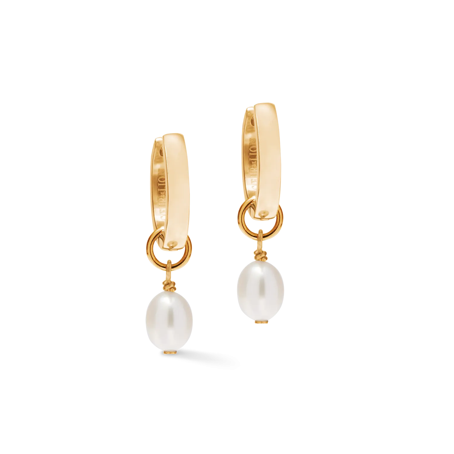 Hoop Cosmic Pearls deep gold