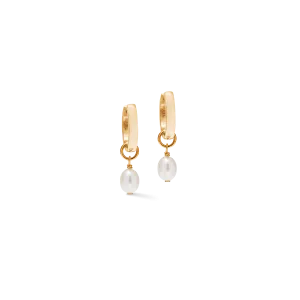 Hoop Cosmic Pearls deep gold