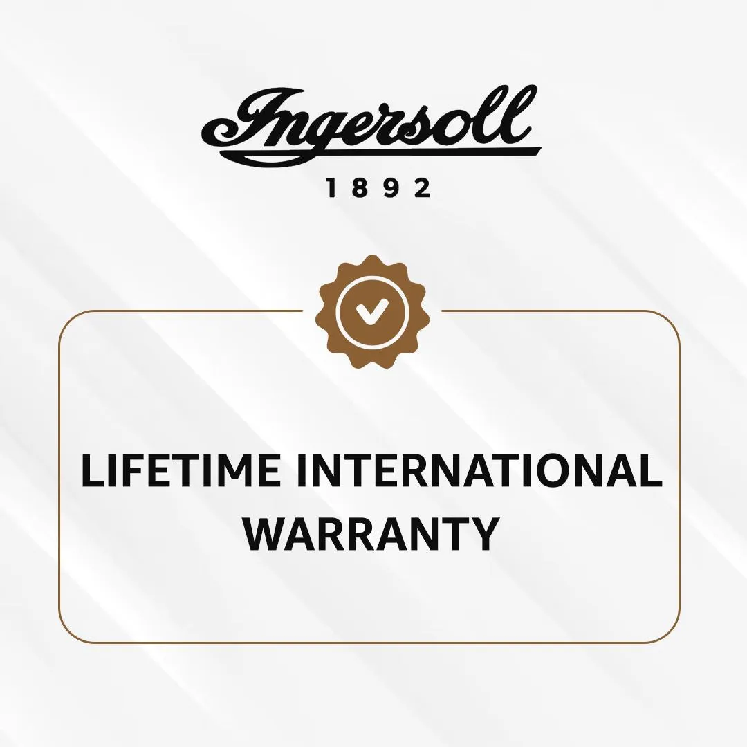 Ingersoll Automatic Black Skeleton Dial With Lifetime Warranty Analog Watch - For Gents  I14301
