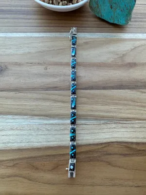 Inlay Link Bracelet
