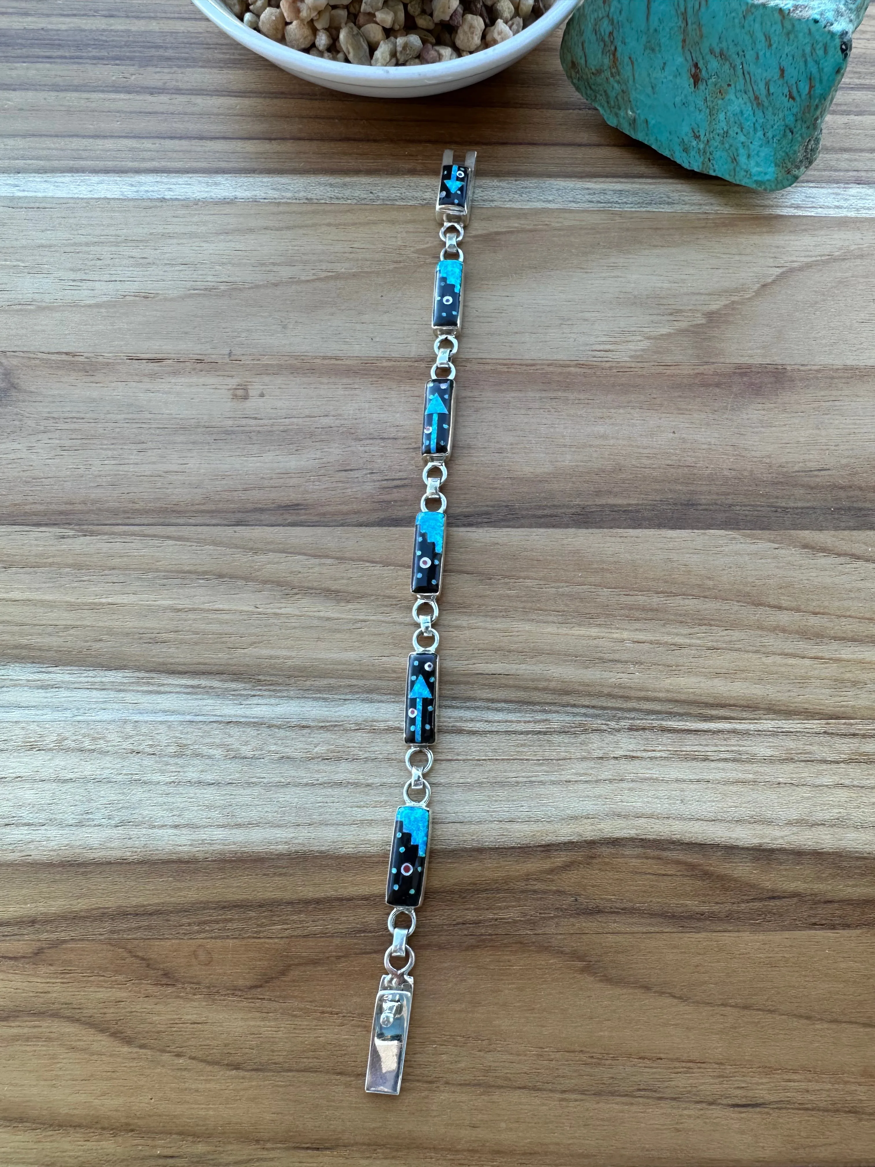 Inlay Link Bracelet