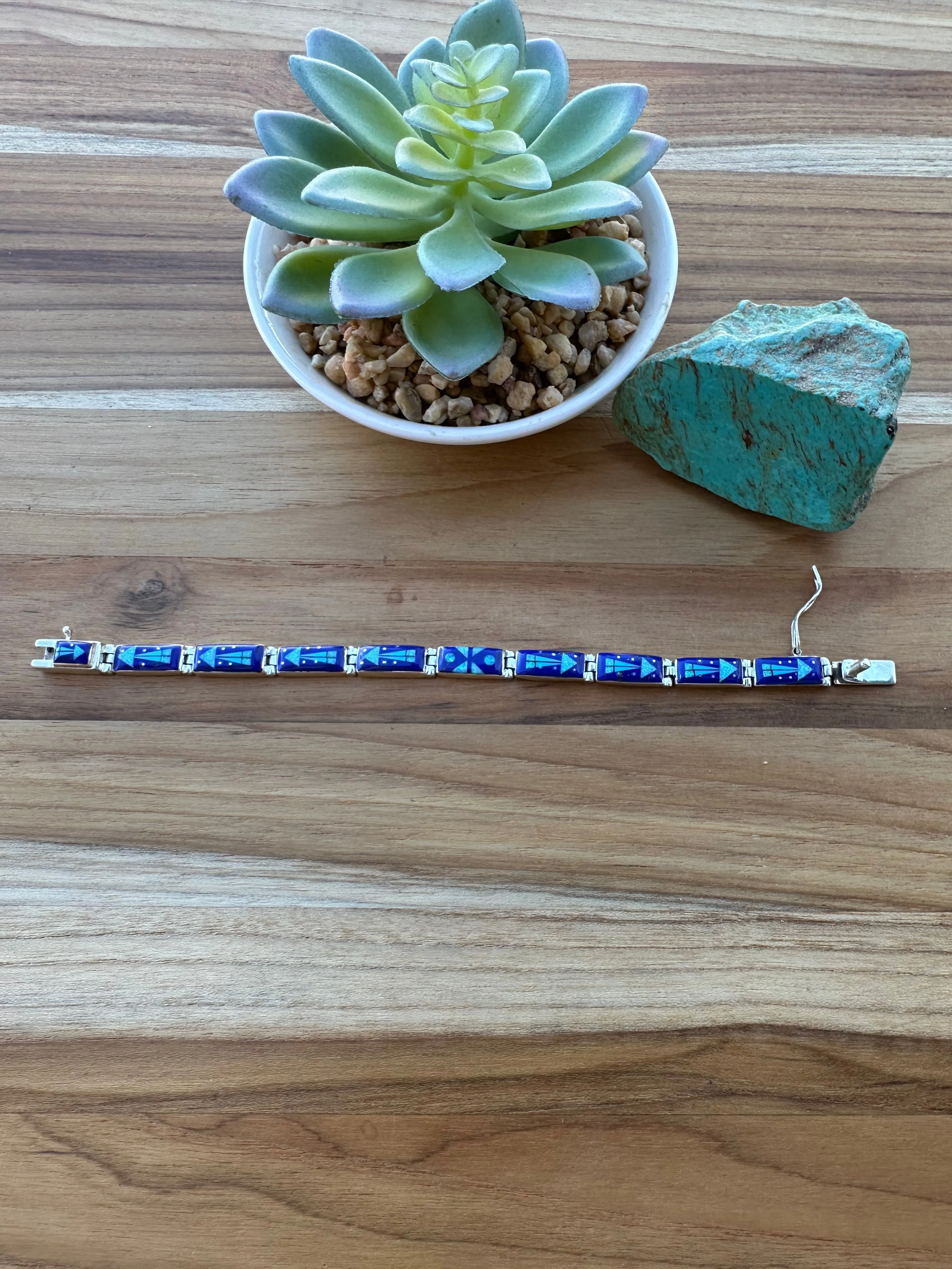 Inlay Link Bracelet