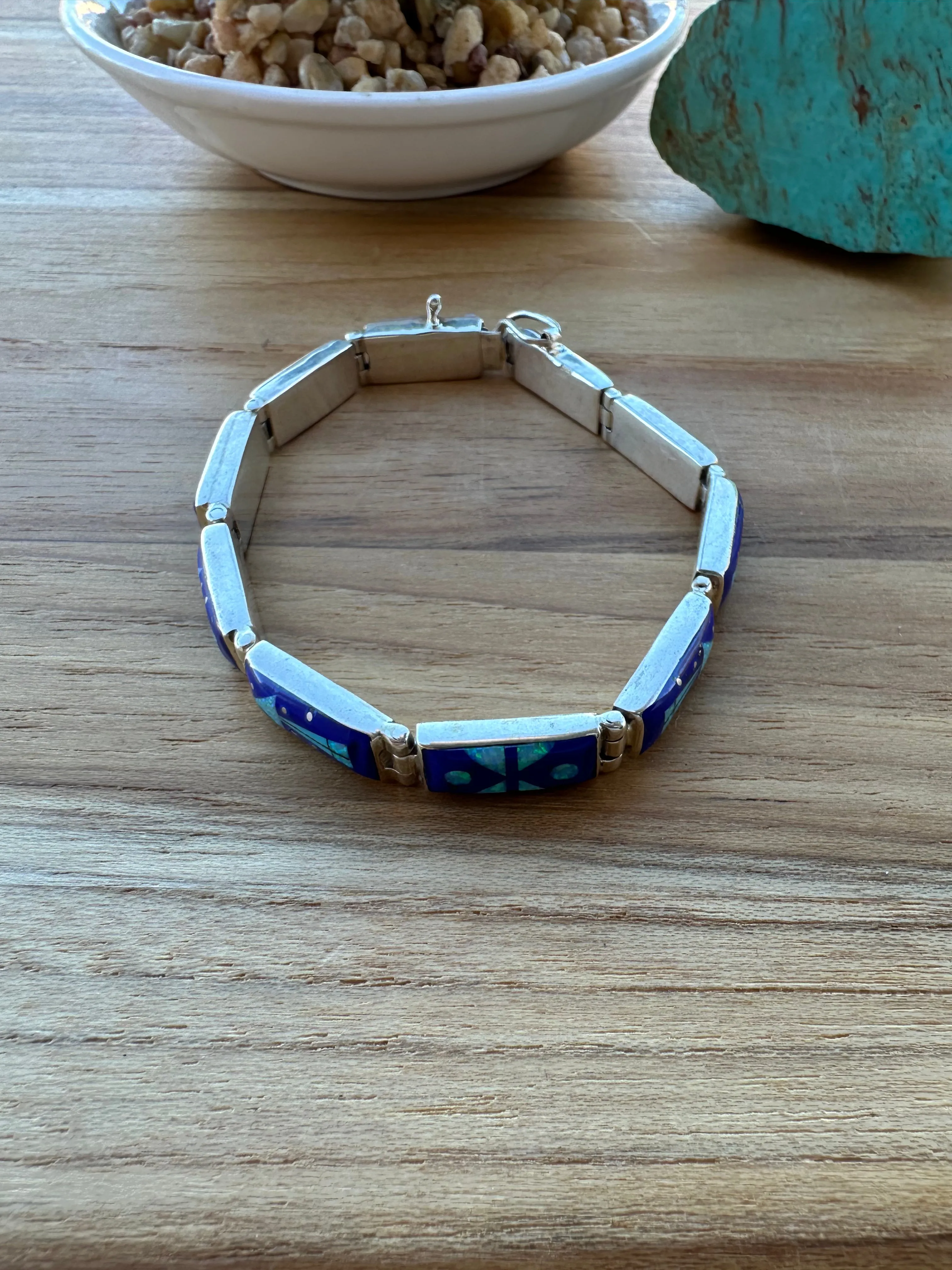 Inlay Link Bracelet