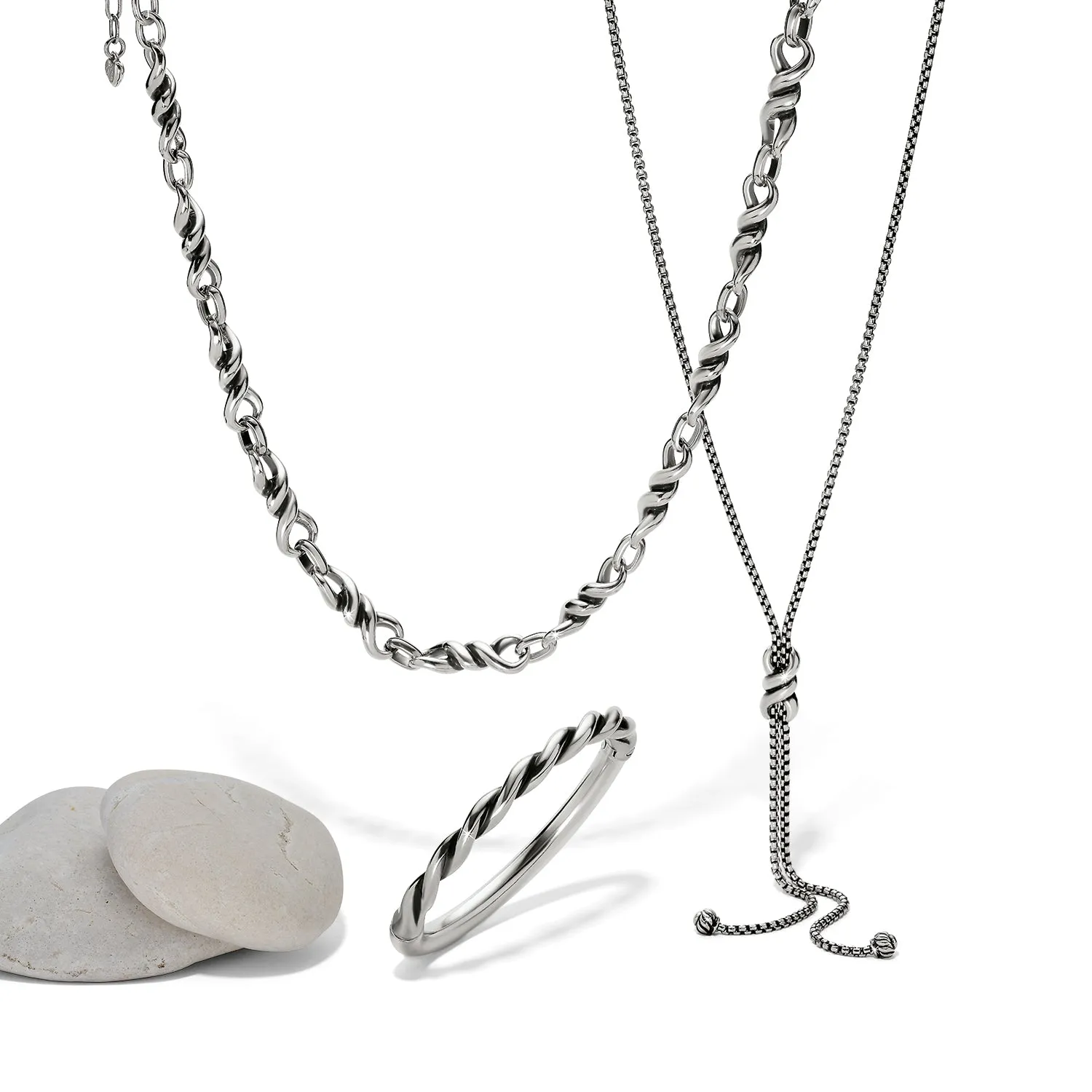 Interlok Twist Collar Necklace - JM7414