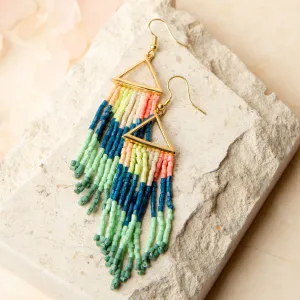 Irie Seed Bead Chandelier Earrings
