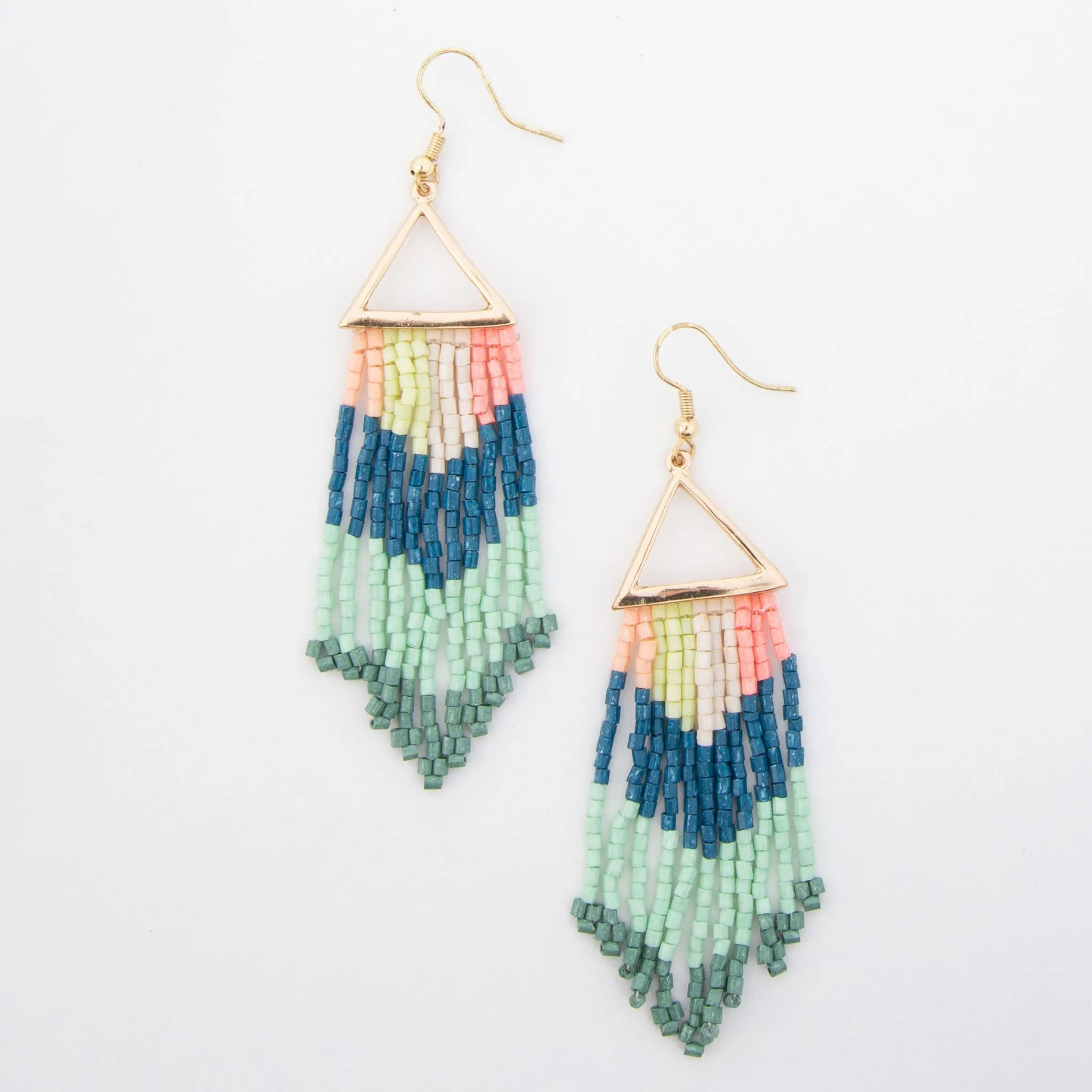 Irie Seed Bead Chandelier Earrings