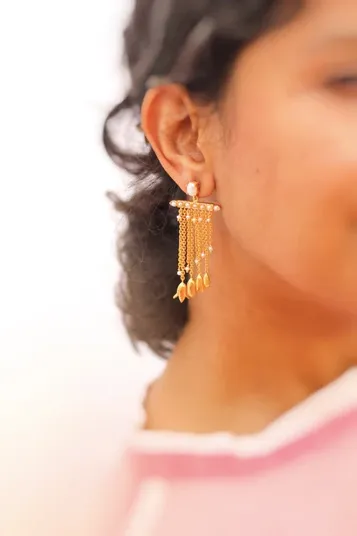 Jasmine Chandelier Waterfall Earrings