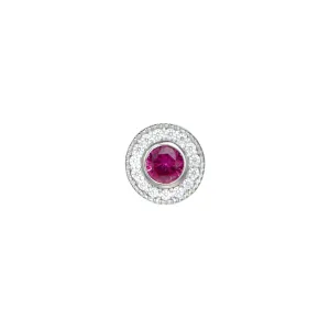 July Birthstone Necklace Charm