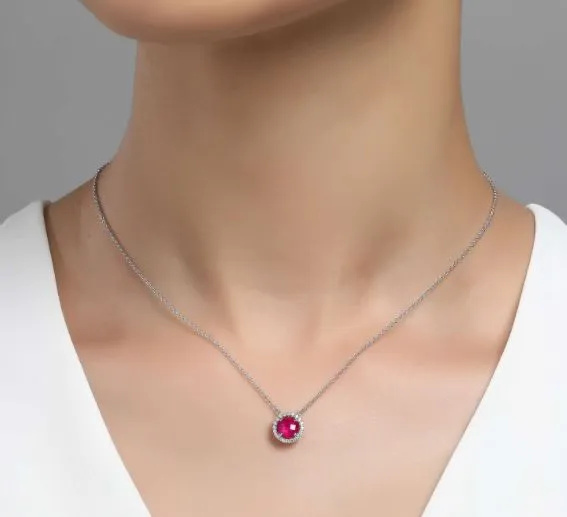 July Birthstone Necklace