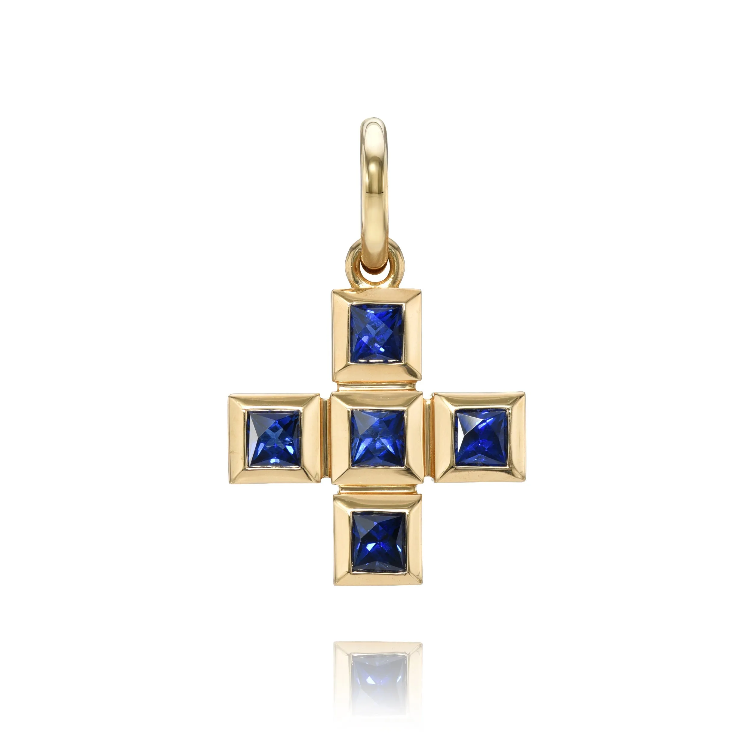 KARINA CROSS WITH GEMSTONES