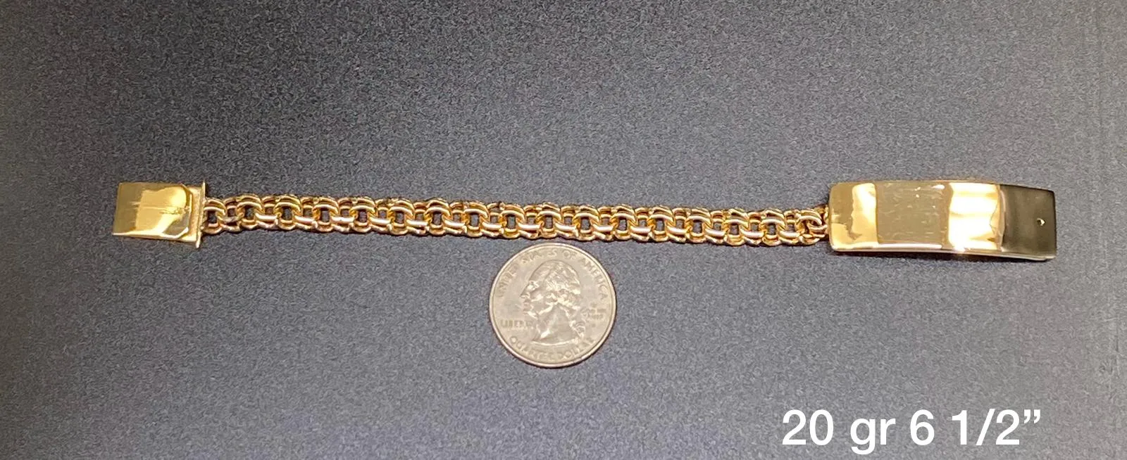 Kids Chino Link Gold Bracelets