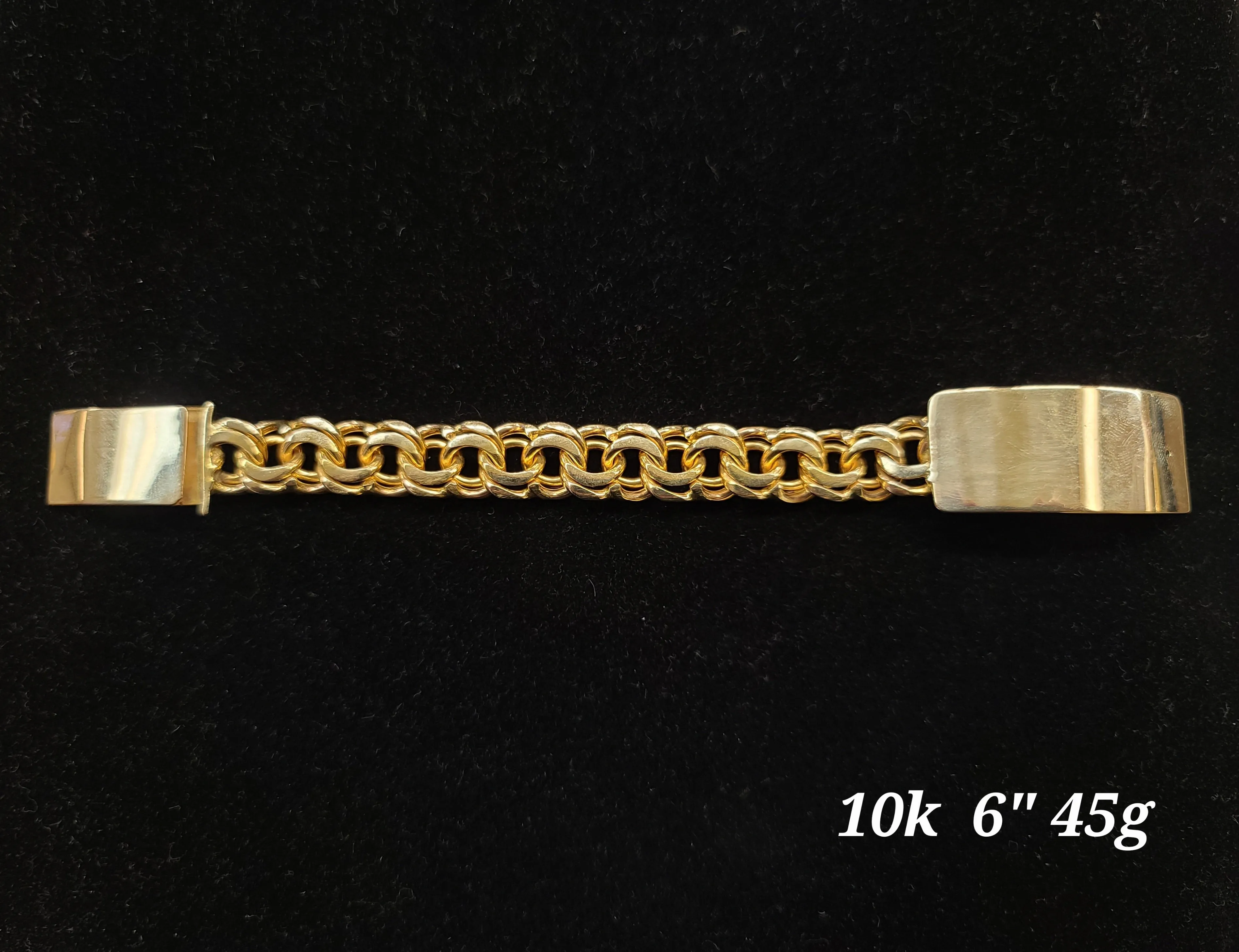 Kids Chino Link Gold Bracelets