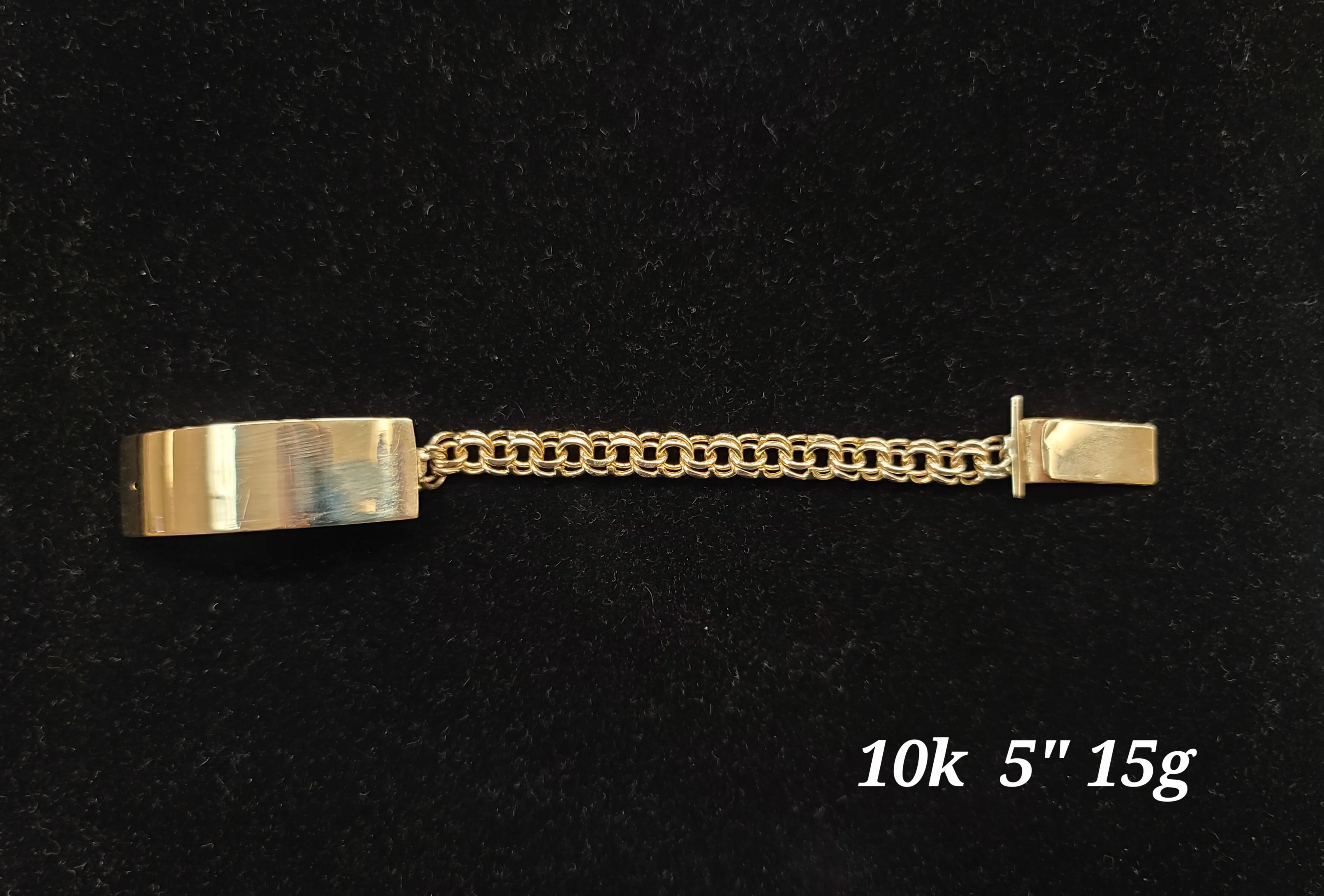 Kids Chino Link Gold Bracelets