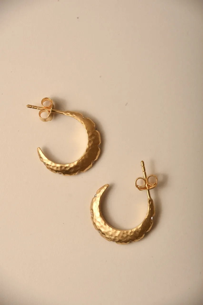 Kindred Spirits Sparkling Moon Hoops