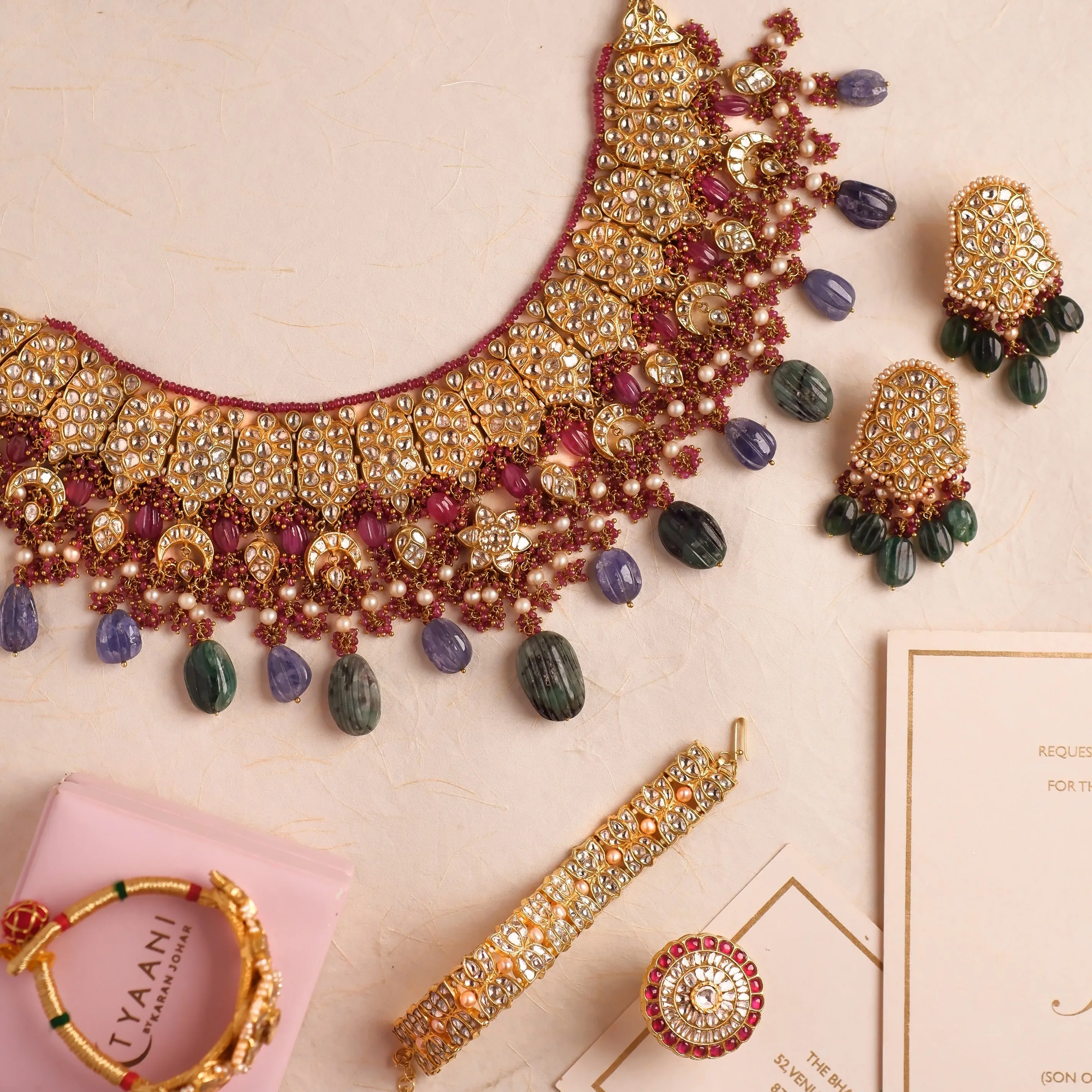 Kriti Sanon - Priyanjali Polki Necklace