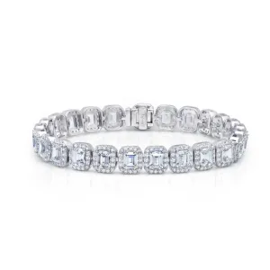 Lafonn 18.34 CTW Statement Halo Bracelet