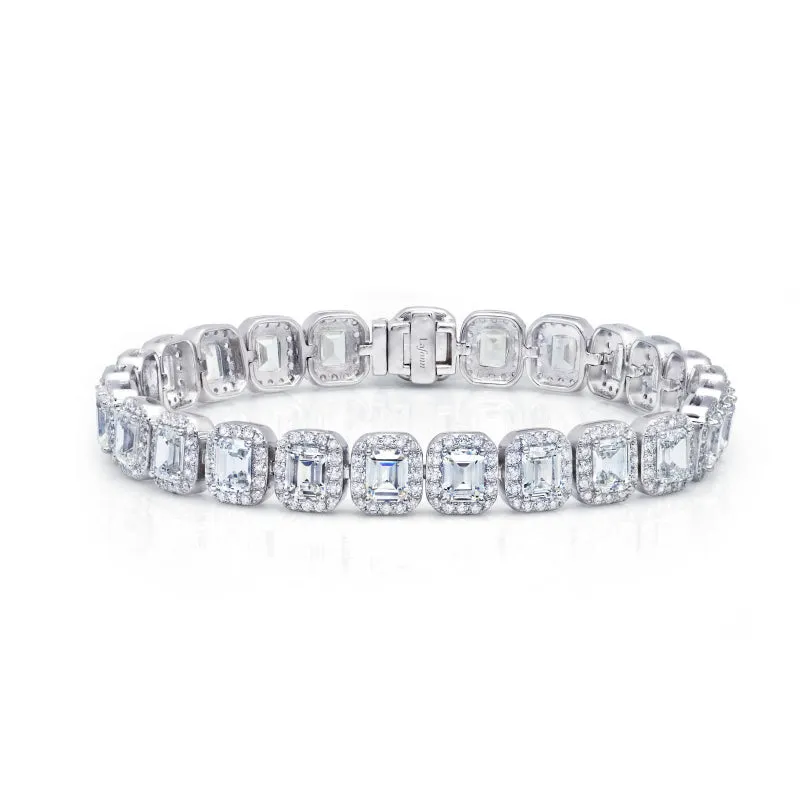 Lafonn 18.34 CTW Statement Halo Bracelet