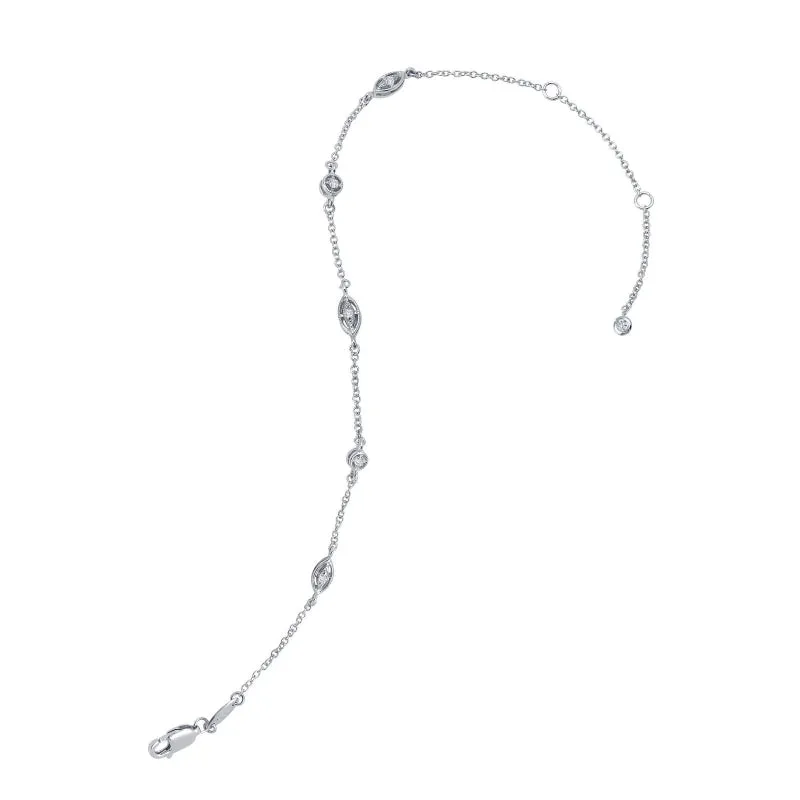 Lafonn Bezel-Set Station Anklet